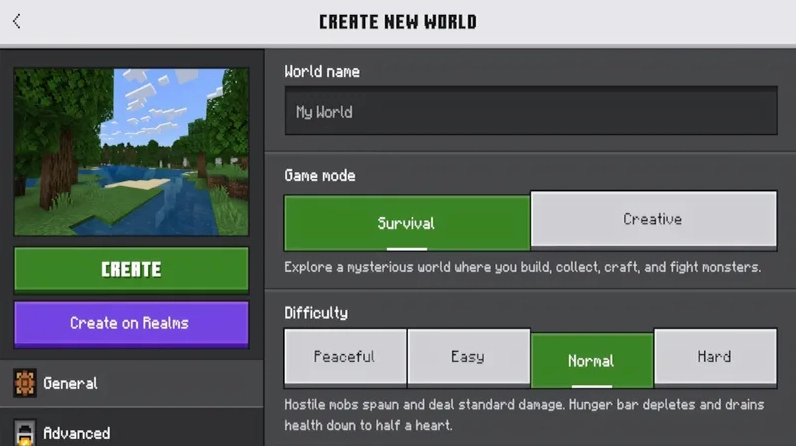 Người chơi xây dựng trong Minecraft PE