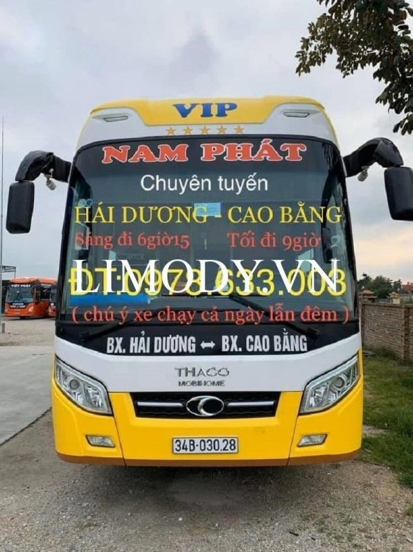 Nhà xe Nam Phát tuyến Bắc Giang - Hải Dương