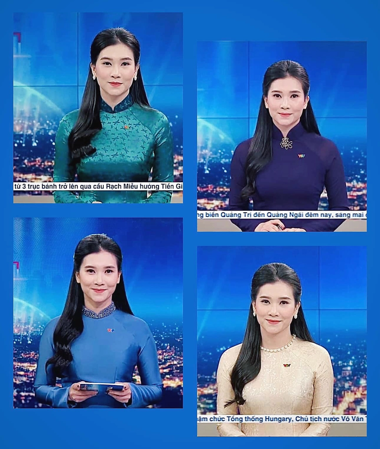 Nhan sắc tươi tắn của BTV Khánh Trang