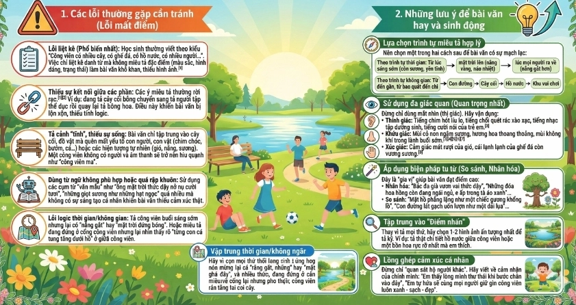 Những hoạt động vui chơi trong công viên