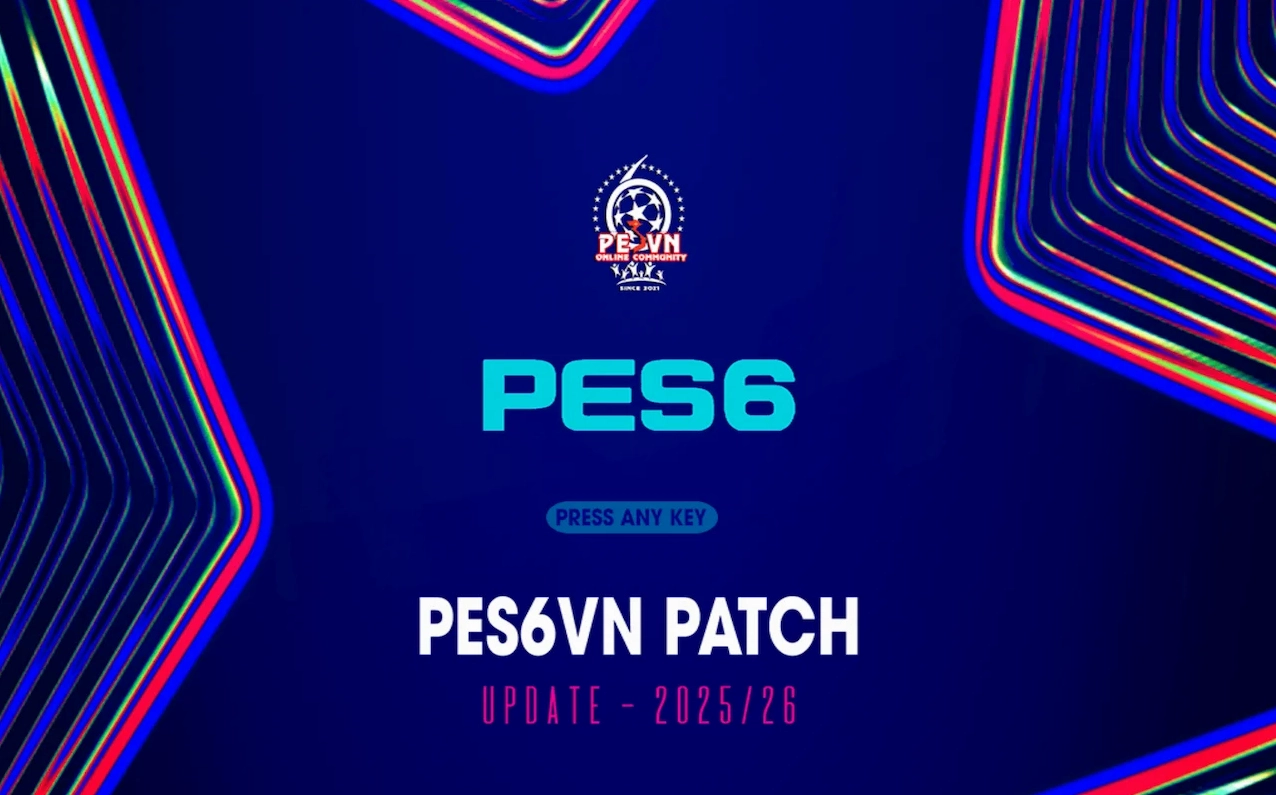 PES 6 Update Season 2025/2026 - Cập nhật đội hình mới