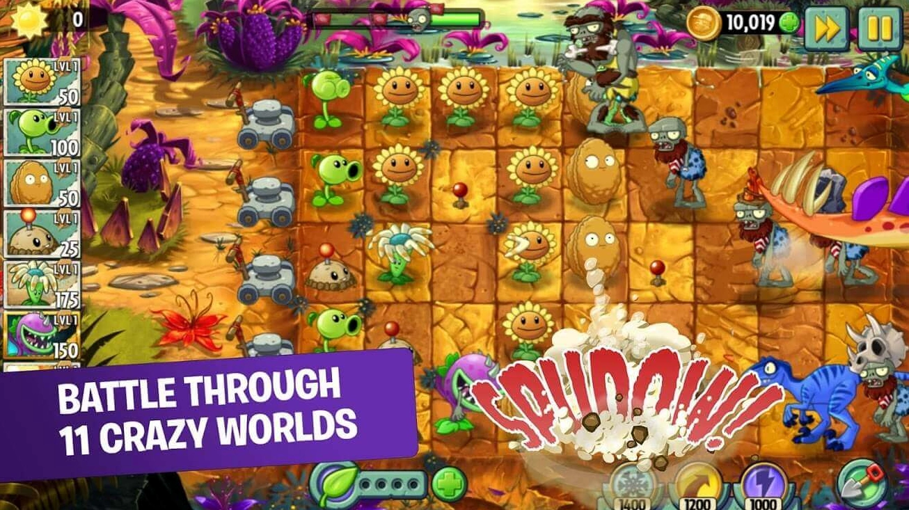 Plants vs Zombies 2: Chinh phục 11 thế giới kỳ lạ