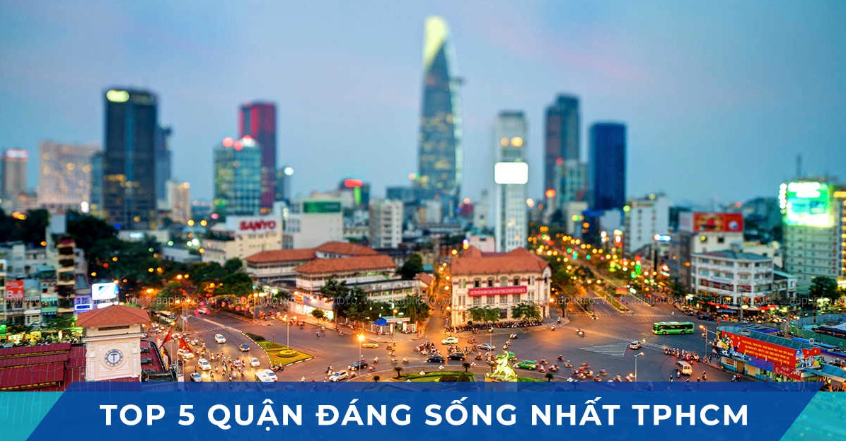 Quang cảnh nhộn nhịp của một quận trung tâm Sài Gòn