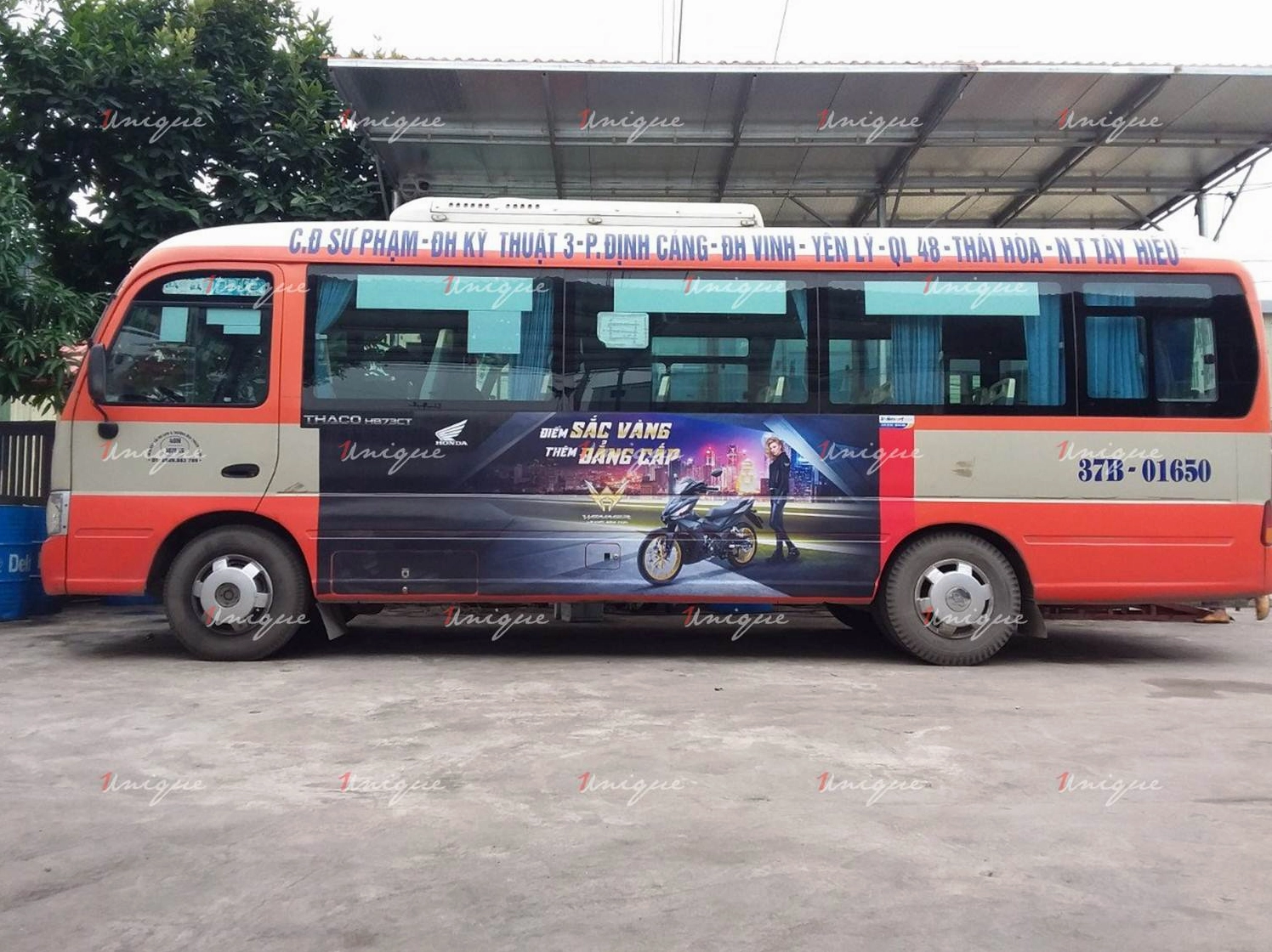 Quảng cáo xe bus tại Nghệ An