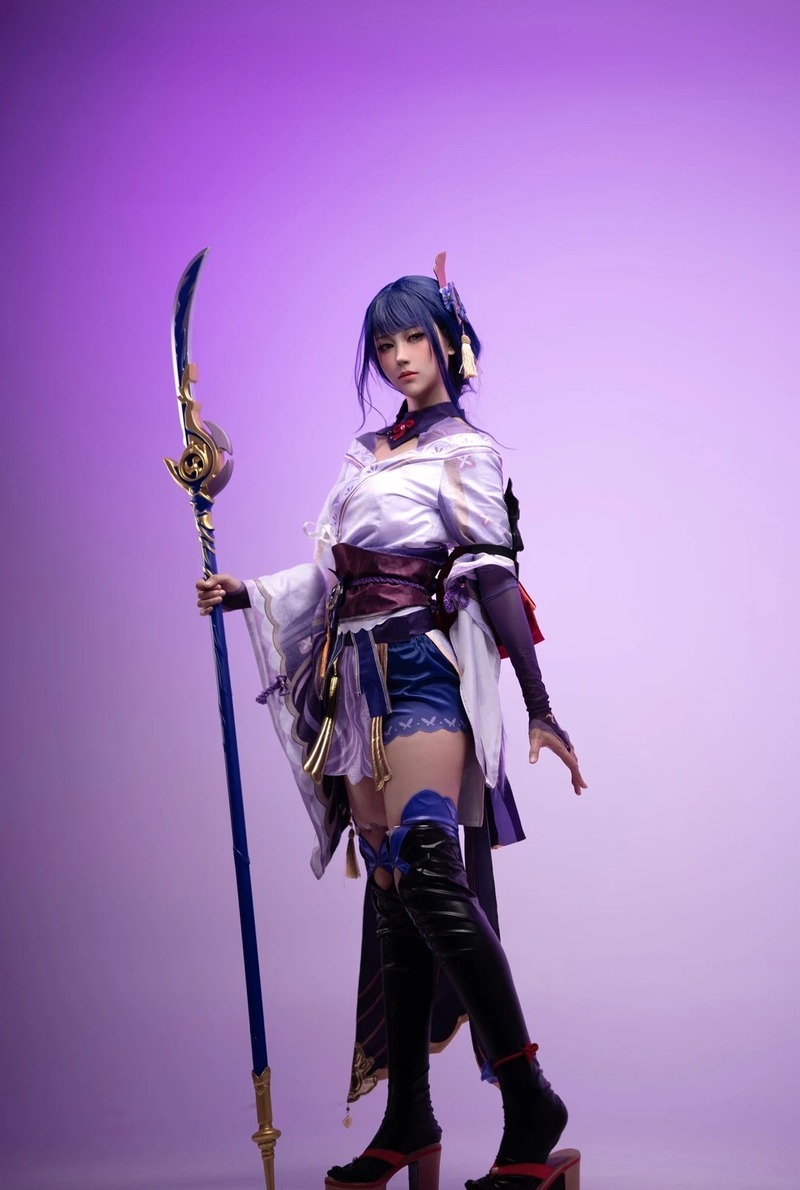raiden shogun cosplay 10