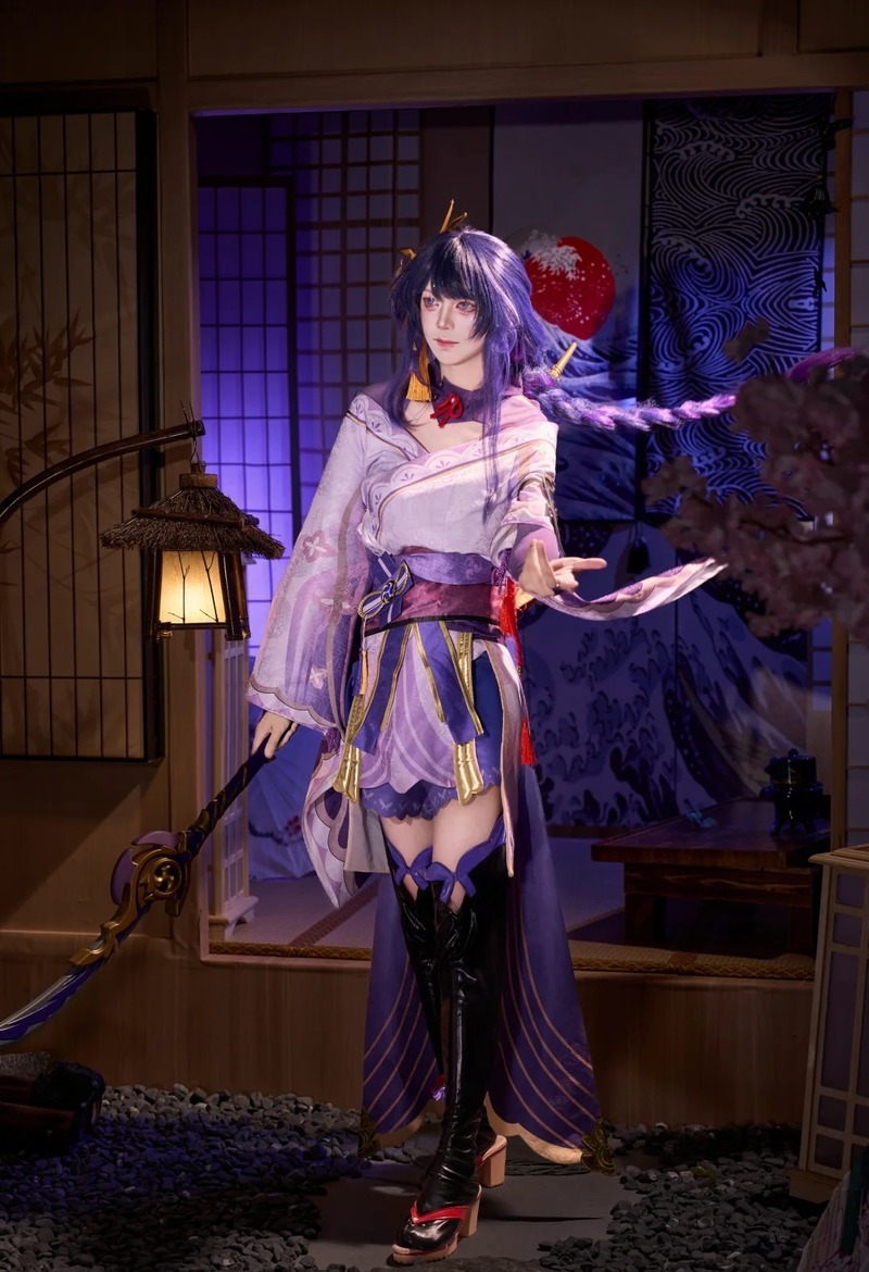 raiden shogun cosplay 23