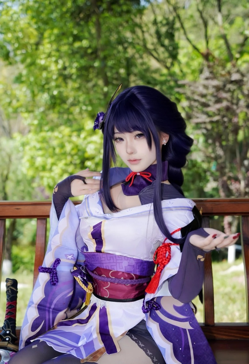 raiden shogun cosplay 31