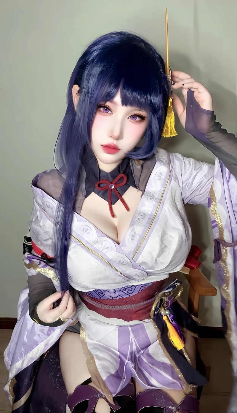 raiden shogun cosplay 7