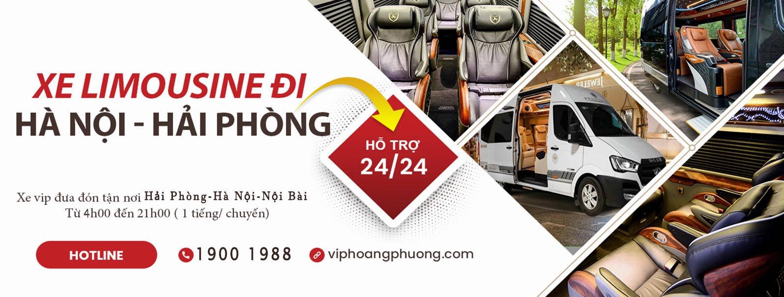 Số điện thoại nhà xe Hoàng Phương cho tuyến Hà Nội - Hải Phòng