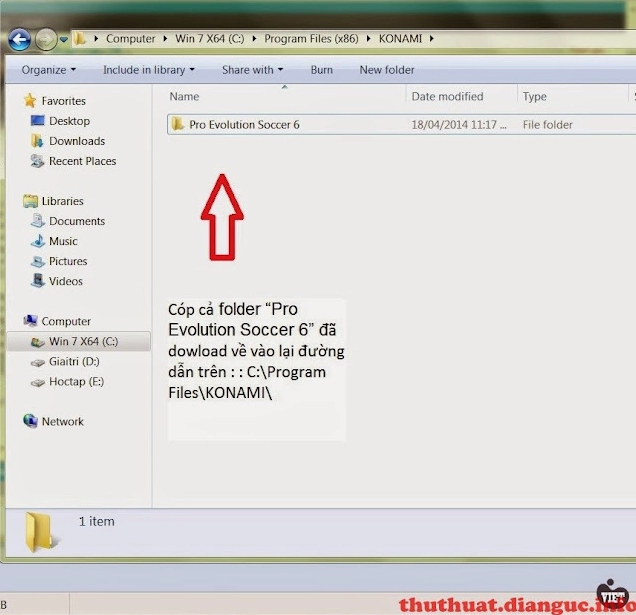 Tải Pes 6 link cực nhanh