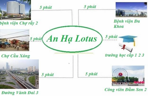 Tiện ích xung quanh dự án An Hạ Lotus Bình Chánh