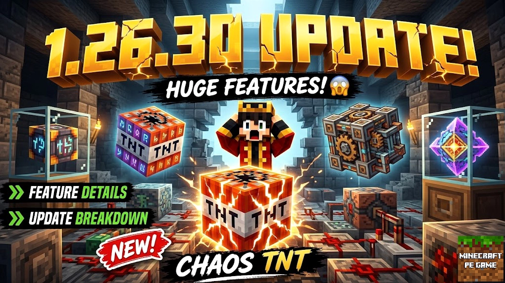 Trang chủ Minecraft PE 1.26.30