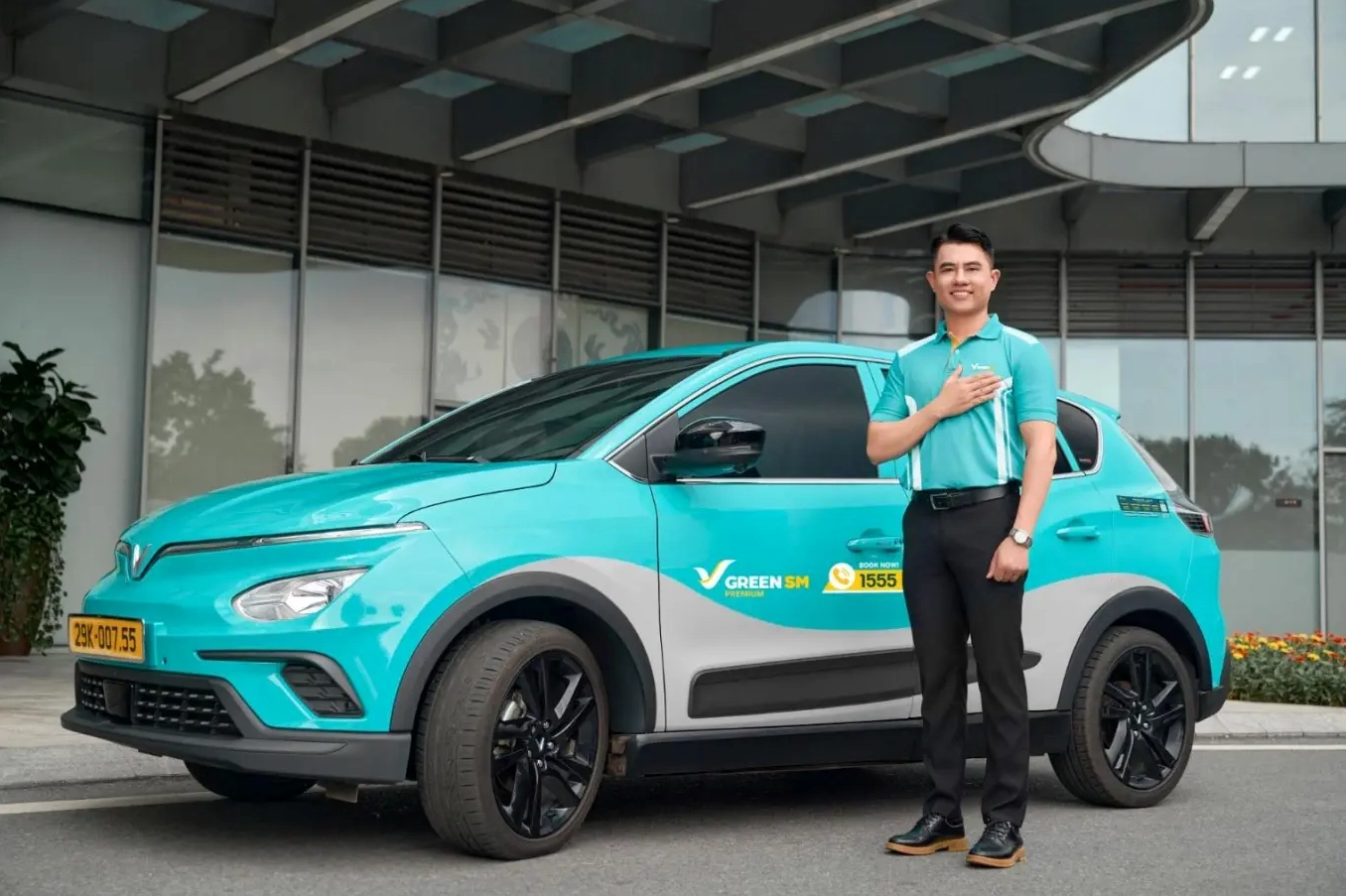 Ứng dụng Green SM - Đặt xe công nghệ nhanh chóng