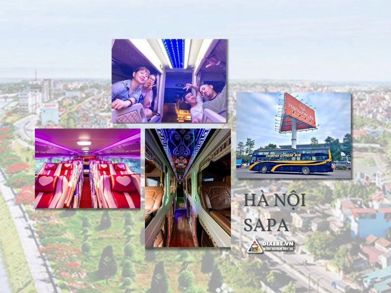 Xe khách chất lượng cao trên đường đi Sapa