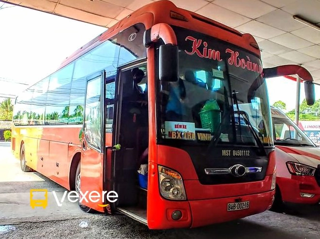 Xe Kim Hoàng phục vụ tuyến Chợ Mới An Gian