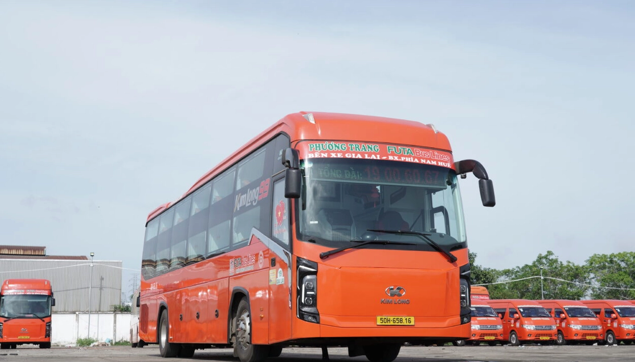 Xe Phương Trang di chuyển tại Đồng Tháp