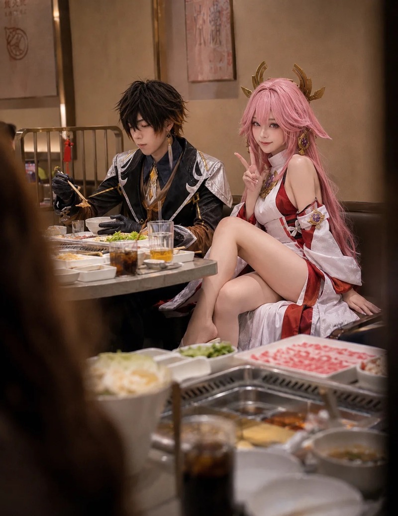 yae miko cosplay 26