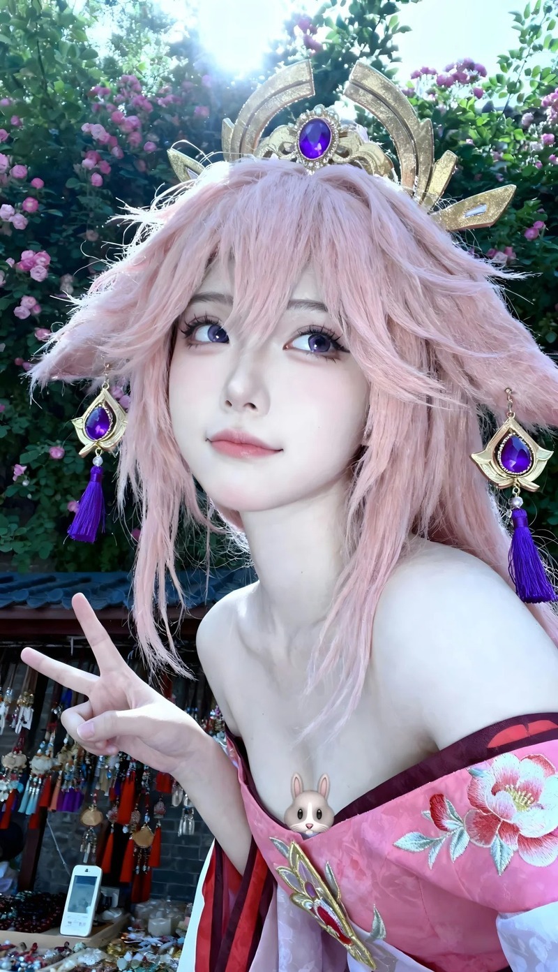 yae miko cosplay 33