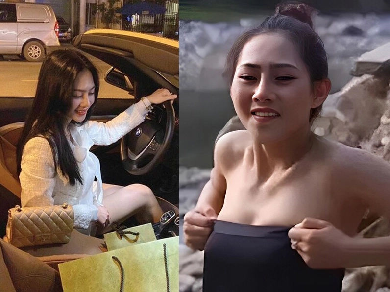 Yến Xôi trong một cảnh quay phim hài