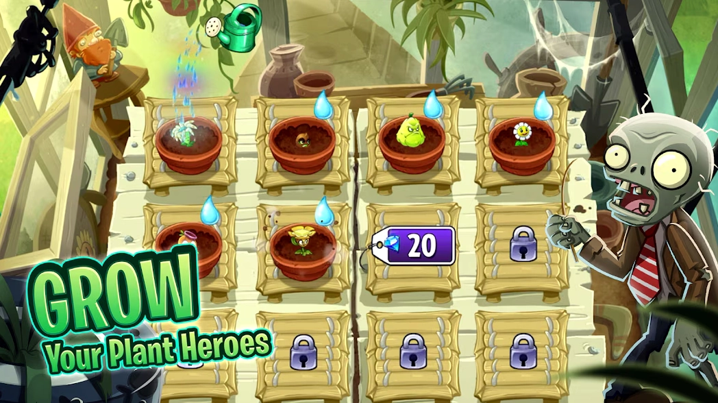 Zombies tấn công trong Plants vs Zombies 2 6.6.1